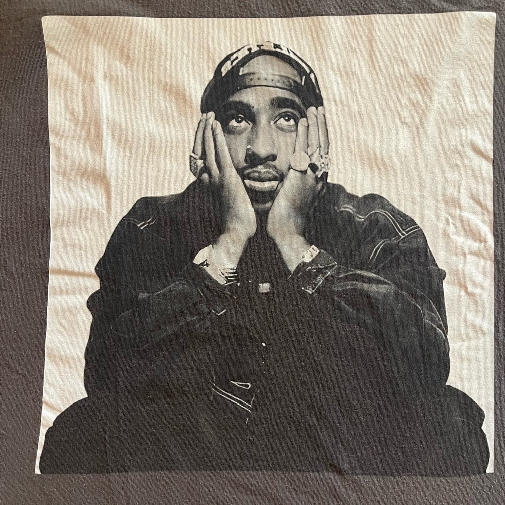 2Pac Graphic T-Shirt Short Sleeve